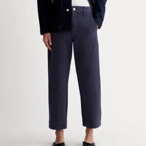 Everlane Straight Leg Pants in Navy